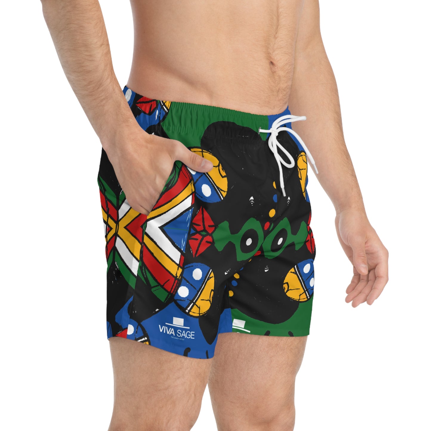 Men's Colour Swim Trunks