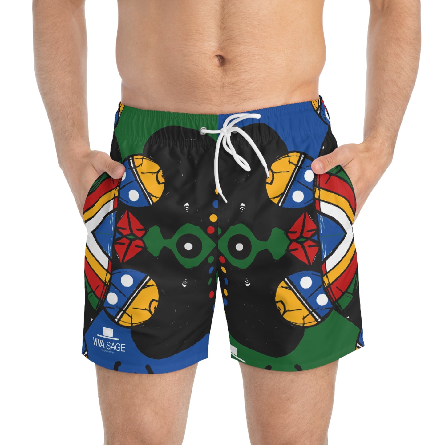 Men's Colour Swim Trunks