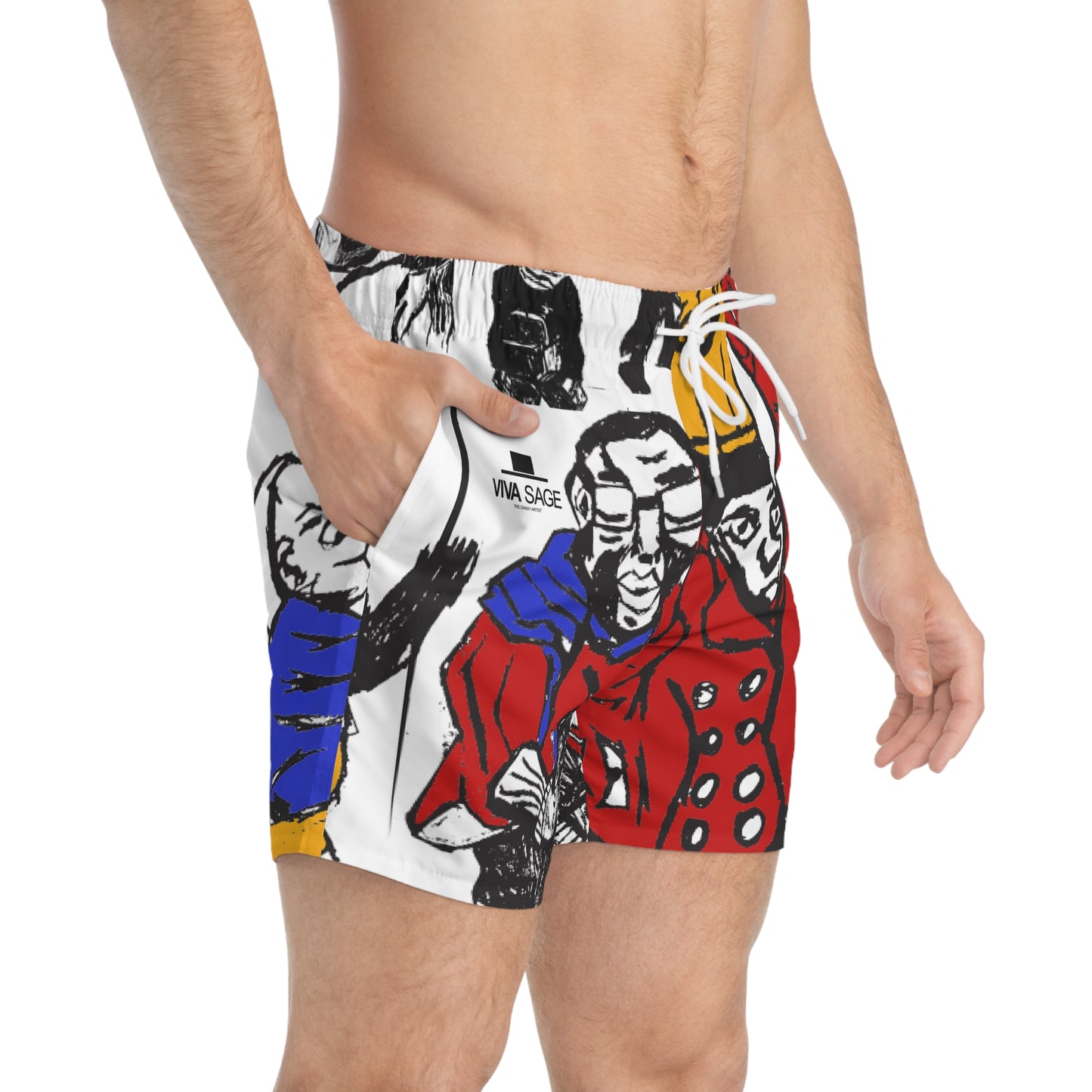 Men's Colour Swim Trunks