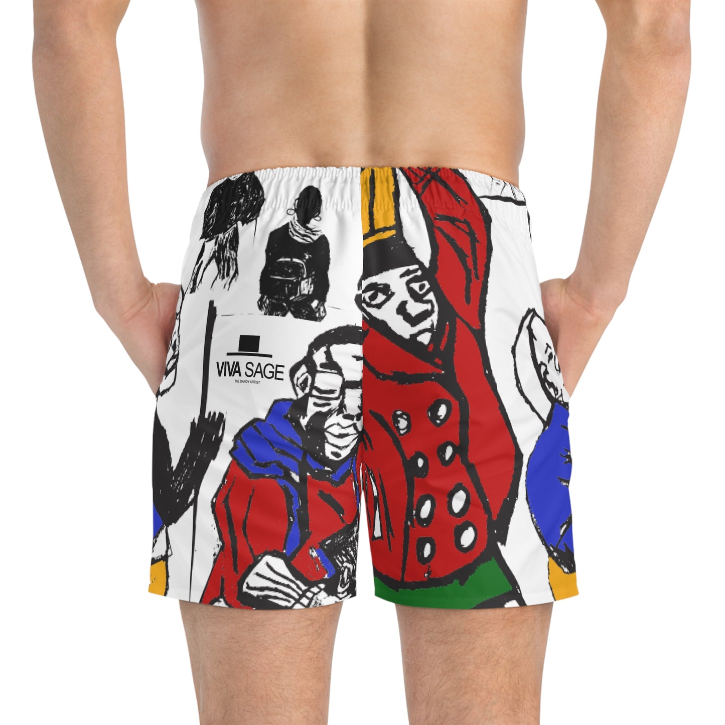 Men's Colour Swim Trunks