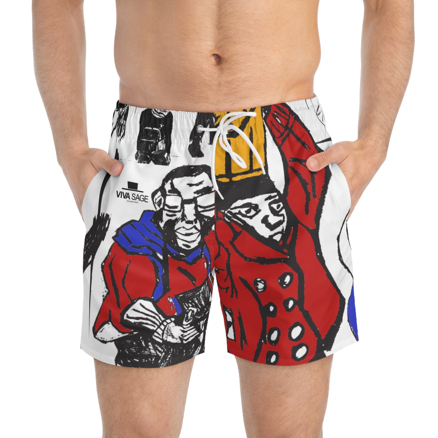 Men's Colour Swim Trunks